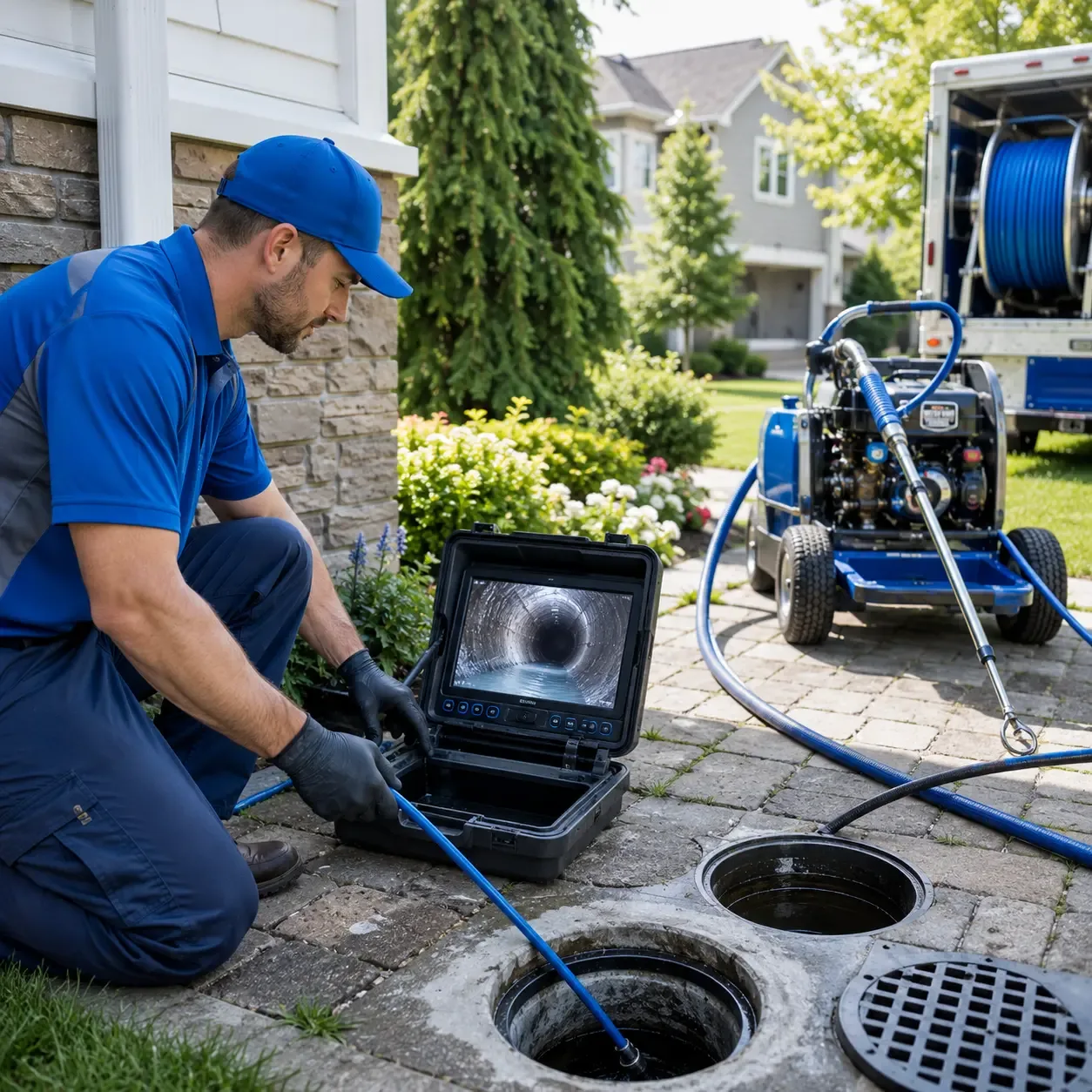 Outdoor drain cleaning professionals serving Mapleton, KS